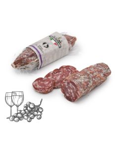 Salami met Barolo wijn vacuum