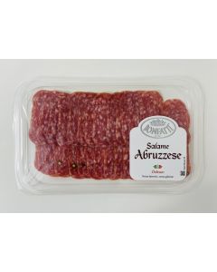 Salame abruzzese affettato